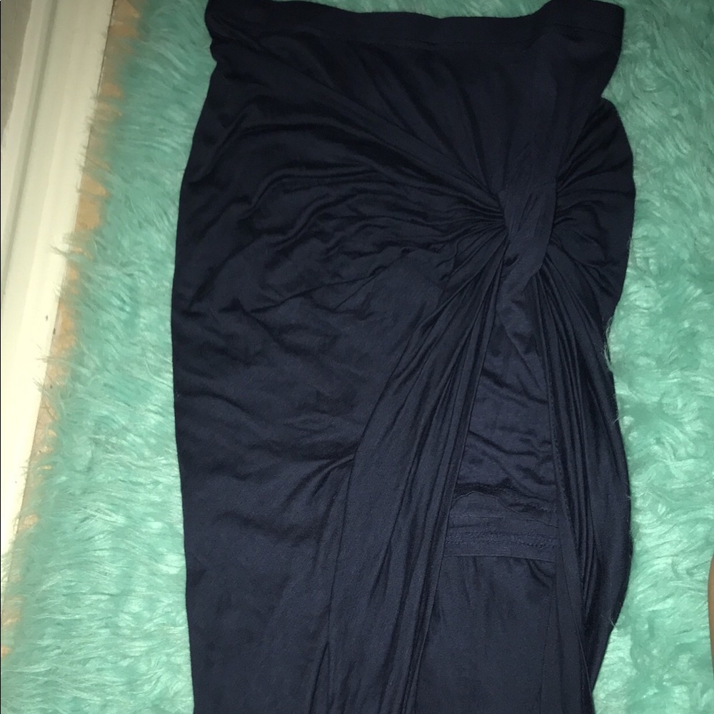 Dark blue skirt